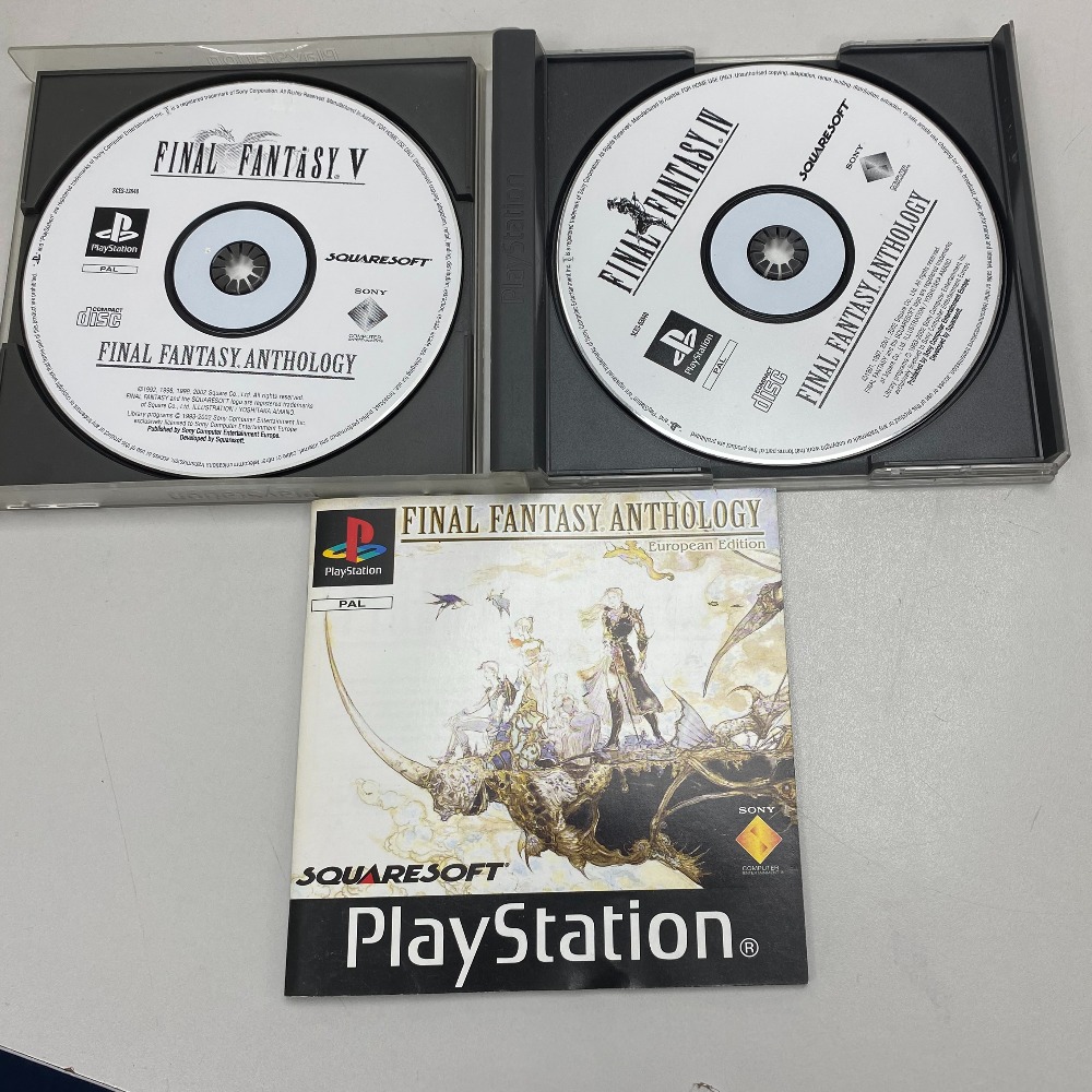 Final Fantasy Anthology Sony Playstation 1 PS1 FR SANS NOTICE